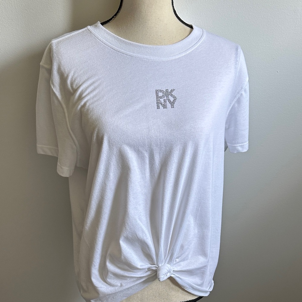 DSSSTK DKNY Sport Short Sleeve Tee with Knot
